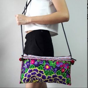 Hippy Hobo Boho Thai Indian Style Shoulder Tote Ethnic Small Bag